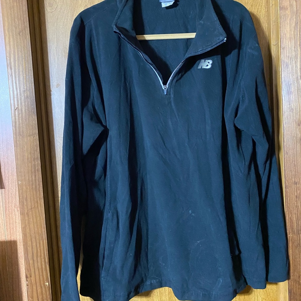 New Balance Navy Quarter-Zip Pullover